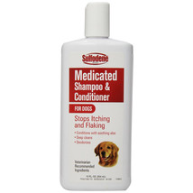Sulfodene Medicated Shampoo Conditioner for Dogs 12z For Itching Flaking Scaling - £15.59 GBP