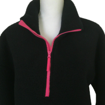 Workshop Women&#39;s Fleece Jacket Women&#39;s Size M Navy Blue 1/4 Zip Front NEW - £42.50 GBP