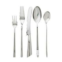 Via Veneto by Ricci Stainless Steel Flatware Tableware Set 12 New Modern 62 pcs - $1,182.06