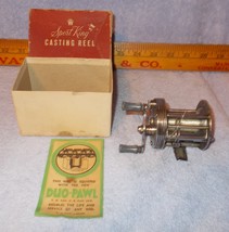 Original Vintage Sport King Bait Casting Fish Reel w Box &amp; Paper Montgom... - €17,44 EUR
