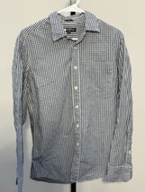 J.CREW Dress Shirt Mens Small Slim Fit Bowery Button Up - $16.40