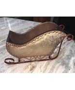 Vintage in Legno Martello da Fabbro Maglio Natale Alto Qualità Tessuto D... - $26.54