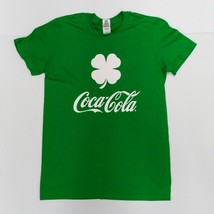 Coca-Cola Green St Patrick's Day  Tee T-shirt  Size Small  defect - $2.97