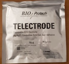 BioProtech T815 ECG EKG Monitoring Cloth Electrode - 2000 Electrodes 50p... - $267.23