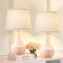 GyroVu Table Lamp Set of 2, Ceramic Table Lamp Classic Beside Lamps Nightstand L - £84.72 GBP