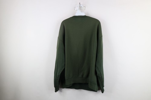 Vtg 90s Champion Mens 2XL Thrashed Michigan State University Sweatshirt Green Item image 13