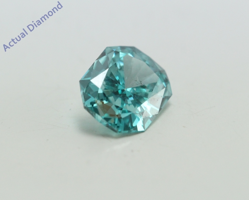 Radiant Loose Diamond (0.82 Ct Fancy Blue(Irradiated) si1 Clarity) IGL  Item image 3