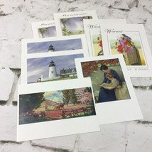 Greeting Cards Assorted Lot Of 8 Happy Birthday Some Blank Inside Lighthouses - £11.65 GBP
