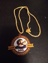 Krewe of Bacchus 1968-2018 Mardi Gras 50th Anniversary Medallion Necklace - £13.45 GBP