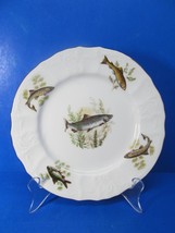 Bernadotte Porcelaine 7 1/2&quot; Embossed Game Fish Plate VGC - £15.15 GBP