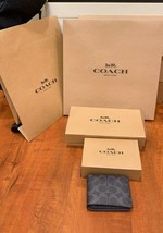 NEW Coach Gift Brown Box Black Logo HOLIDAY PACKING - $5.99+