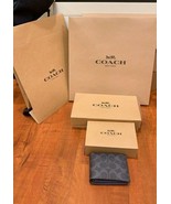 NEW Coach Gift Brown Box Black Logo HOLIDAY PACKING Guaranteed Authentic - $5.93+