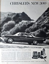 Chryslers New 300 Automobile mountain hardtop country-1962 Vintage Print Ad - $199.18 MXN