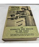 Vintage Cookbook Practical Cookery Etiquette Table Service Recipes Yeast... - $69.70 CAD