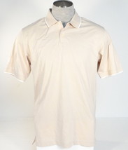 Adidas Golf ClimaLite Cotton Beige Short Sleeve Polo Shirt Men's NWT - $79.99