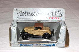 ERTL VINTAGE VEHICLES 1932 FORD ROADSTER #2501 1/43 SCALE ORIGINAL BOX N... - £5.53 GBP