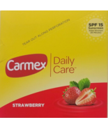 12 Ct Carmex Click-Stick Moisturizing Lip Balm SPF 15 Strawberry 0.15 oz - $419.00 MXN
