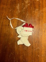 2008 Department 56 Snowbabies &quot; I Love My Mom&quot; Ornament - £3.53 GBP