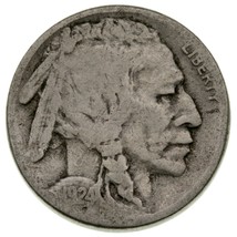 1924-S 5C Buffalo Nickel En Très Bon VG État, Naturel Couleur, Certains ... - $47.19