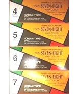 3 PCS PAON SEVEN-EIGHT #4, #5, #6, #7 CREAM TYPE HAIR COLOR - New! - $36.91 CAD