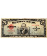 RARE United States Cuba 1938 Certificado Plata (Silver Certificate) 1 Pe... - $125.00