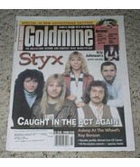 Styx Goldmine Magazine Vintage 1999 Eric Johnson Ray Benson Asleep At Th... - $755.65 MXN