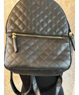 Liz Claiborne Raquel Mini Backpack Black Quilted Sling Purse - $282.69 MXN