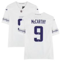 J.J. McCarthy Autographed Minnesota Vikings White Limited Jersey Fanatics - $479.00