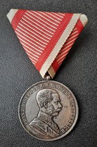 Austrian Military Bravery Medal Silver Grade - Der Tapferkeit 1-class #3 - $149.99