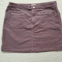 Womens Mossimo Supply Corduroy Mini Skirt Size 10 Purple  - £9.16 GBP