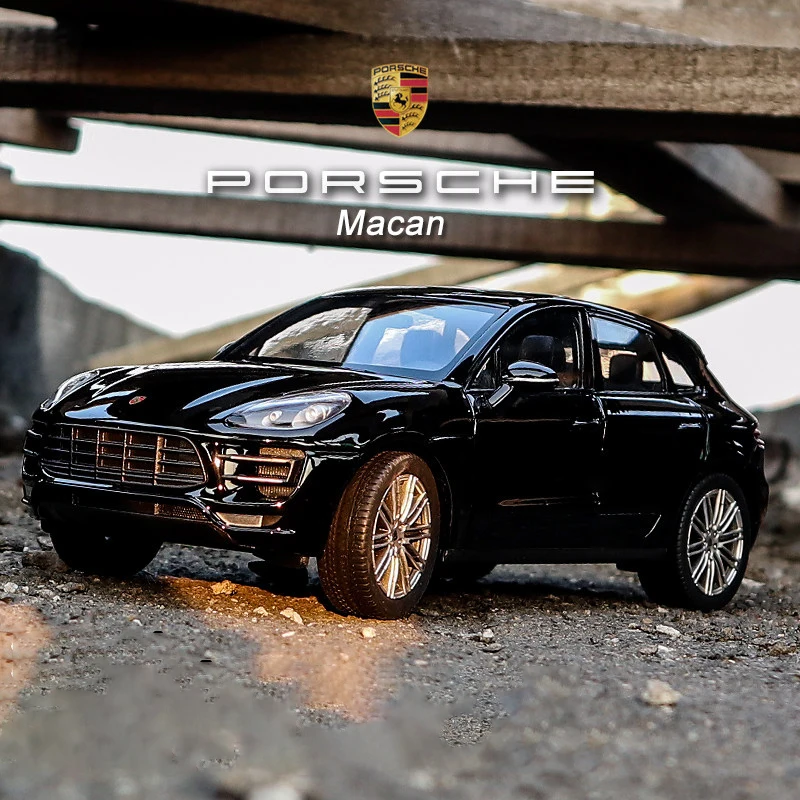 WELLY 1:24 Porsche Macan SUV Alloy Car Diecasts &amp; s Model Miniature Scale - £25.12 GBP