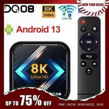Dq08 Rk3528 Smart Tv Box Android 13 Quad Core Cortex A53 Support 8k Video 4k Hdr - £27.86 GBP+