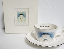 The Snowman Cup and Saucer 2003 SONY PLAZA Old Rare Goods - £89.48 GBP
