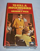 Factory Sealed VHS-To Kill a Mockingbird-Gregory Peck, Mary Badham - £18.17 GBP