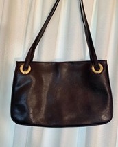 Desmo Italian Leather Handbag Snakeskin Embossed Purse Brown Shoulder Strap Bag - £15.61 GBP