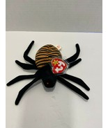 TY Beanie Baby - SPINNER the Spider (5 inch) - MWMT&#39;s Stuffed Animal Toy - £3.44 GBP