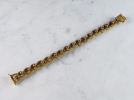 Womens Vintage Estate 18K Yellow Gold Mesh Bracelet 22.3g E2529 - £2,742.07 GBP