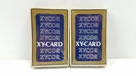 Vintage Gemaco Plastic Coated Playing Cards 2 PACKS XYCOR Made in USA New Sealed - £14.96 GBP