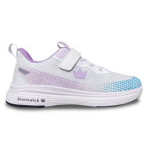Brunswick Youth Strike Zone White Teal Bowling Shoes - $52.95
