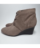 LAUREN Ralph Lauren Tamia Bo CWD Porcini Sport Suede Ankle Boots Size 7.5B - $95.73 CAD