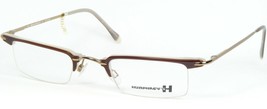 Humphrey&#39;s Eschenbach 2445 60 BROWN-PURPLE /GOLD Eyeglasses Glasses 47-24-135mm - £58.39 GBP