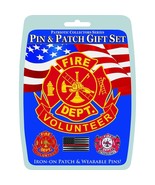 EagleEmblems DIS0017 Gift Set-FIRE Volunteer (PIN &amp; Patch) - $335.94 MXN