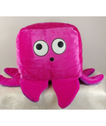 Six Flags Pink Octopus Squish Plush Toy 7&quot;X8&quot; Excellent Condition - £12.30 GBP