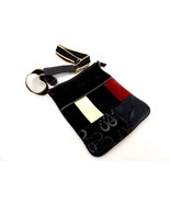 Suede &amp; Faux Leather Purse, Vintage 1970&#39;s Purse W/ Adjustable Shoulder ... - $12.69