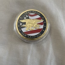 Seal Team Sea Land Air Challenge Coin Department Of The Navy - £11.87 GBP