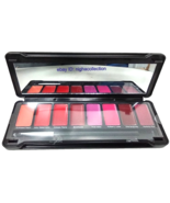 Profusion Glitter &amp; Glam Plum Matte Lipstick Case 8-Colors with Brush BR... - $13.91 CAD