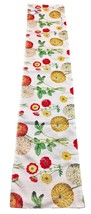 Manual Woodworkers &amp; Weavers Floral Table Runner 13x72in USA - $14.84