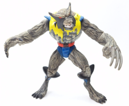 Marvel X-Men Mutant Monsters 6&quot; Werewolf Wolverine Action Figure Toy Biz 1996 - £13.11 GBP