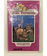 Vintage Uncut Poly-Fil Poly Patterns Priscilla &amp; Baby Bunny Pattern D-20... - $184.76 MXN
