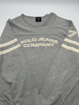 Ralph Lauren Polo Jeans Pullover Shirt Men’s Size X-Large Gray VTG 90s Rugby - £19.49 GBP